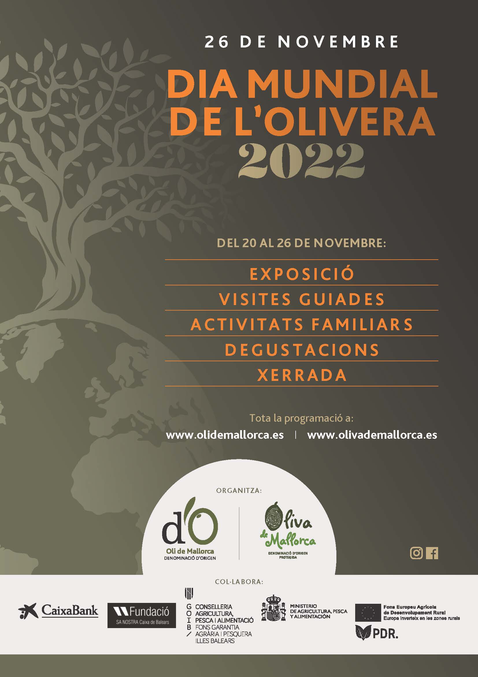 DIA MUNDIAL DE L’OLIVERA 2022 - Notícies - Illes Balears - Productes agroalimentaris, denominacions d'origen i gastronomia balear